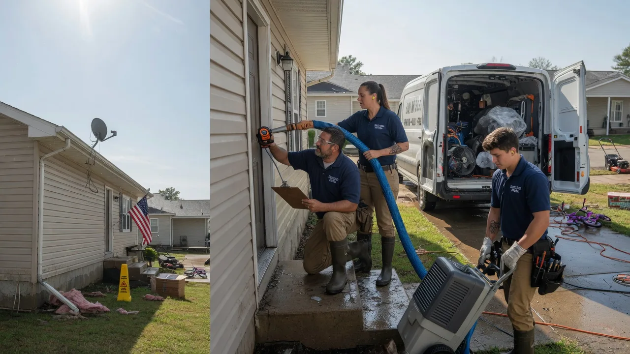 Ceiling Water Damage Restoration in Cooperstown, ND near me